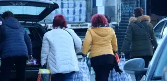 Bulgarlar, PCR zorunluluğuna saatler kala Edirne'ye akın edip ne var ne yok aldılar