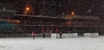 Silopi'de kar yağışı etkili oluyor