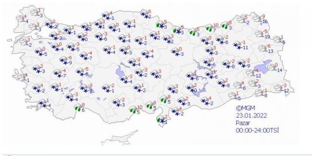 Meteoroloji 7 günlük hava raporunu yayımladı! İstanbul dahil birçok ilde kar yağışı günlerce sürecek