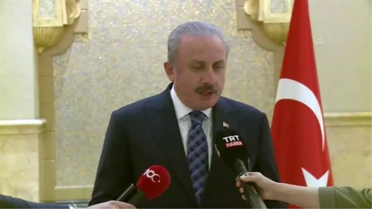 TBMM Başkanı Mustafa Şentop, Abu Dabi'de gazetecilerin sorularını yanıtladı