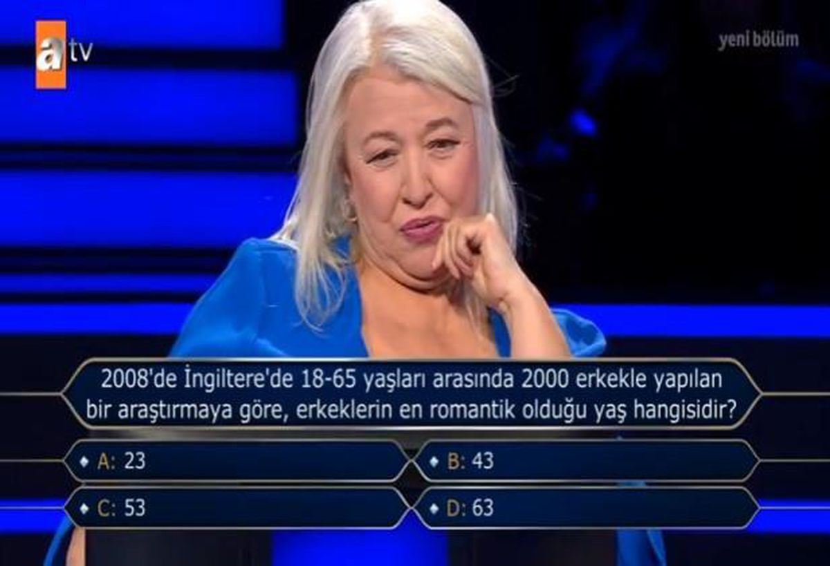 (2008'de İngiltere'de 18-65 yaşları arasında...) Kim Milyoner Olmak İster 21 Ocak Sorusu Cevabı Nedir? Kim Milyoner Olmak İster 50 Bin TL'lik soru!