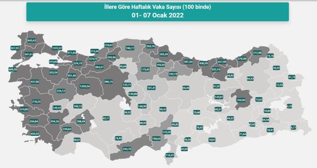 21 Ocak Cuma 2022 korona tablosu AÇIKLANDI mı? Bugünkü corona vaka sayısı açıklandı mı? 21 Ocak koronavirüsten kaç kişi öldü?