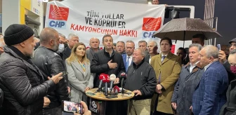 CHP'li Akın, akaryakıt fiyatlarına tepki için İstanbul-İzmir arasında tır yolcuğu yaptı
