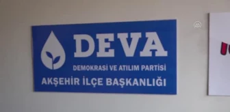DEVA Partisi Genel Başkanı Ali Babacan, partisinin Akşehir İlçe Başkanlığını açtı