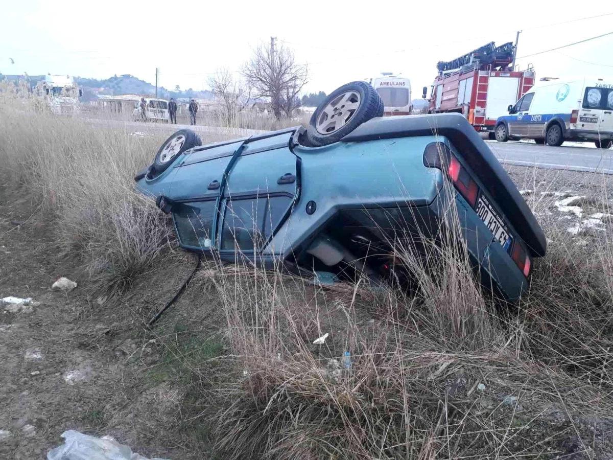 Son dakika! Hisarcık'ta trafik kazası: 1 yaralı