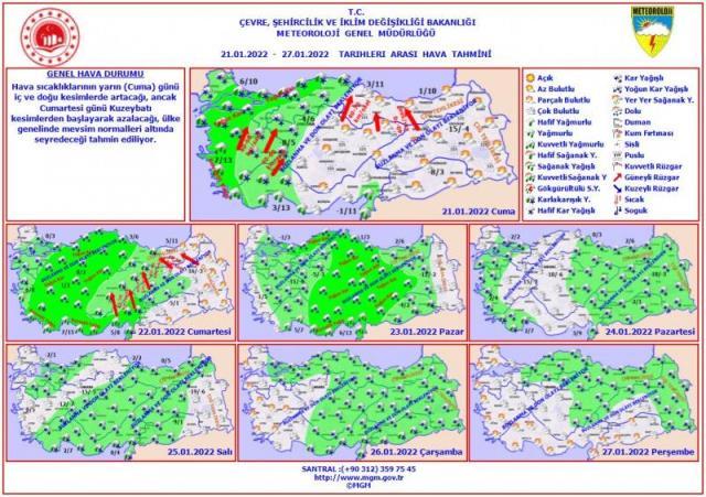 Meteoroloji 21 Ocak raporunu yayımladı! Bu akşam İstanbul'u etkisi altına alacak kar yağışı pazar günü zirve yapacak