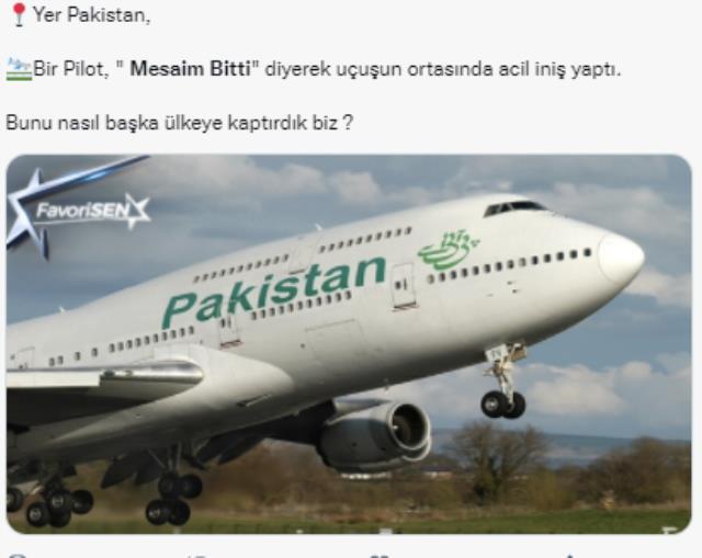 Mesaisi biten pilotun seferi tamamlamayı reddedip acil iniş yaptığı iddiası Mesaisi biten pilotun seferi tamamlamayı reddedip acil iniş yaptığı iddiası