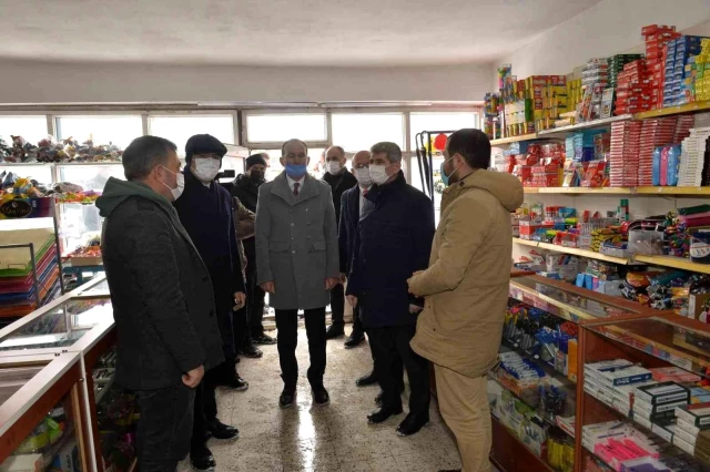 Son dakika yerel: İçişleri Bakan Yardımcısı Muhterem İnce, Karayazı'da incelemelerde bulundu