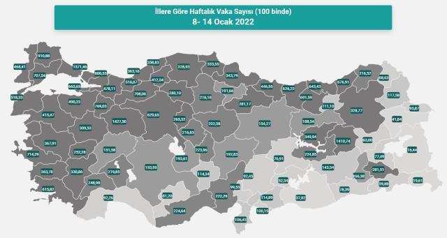 25 Ocak Salı 2022 korona tablosu AÇIKLANDI mı? Bugünkü corona vaka sayısı açıklandı mı? 25 Ocak koronavirüsten kaç kişi öldü?