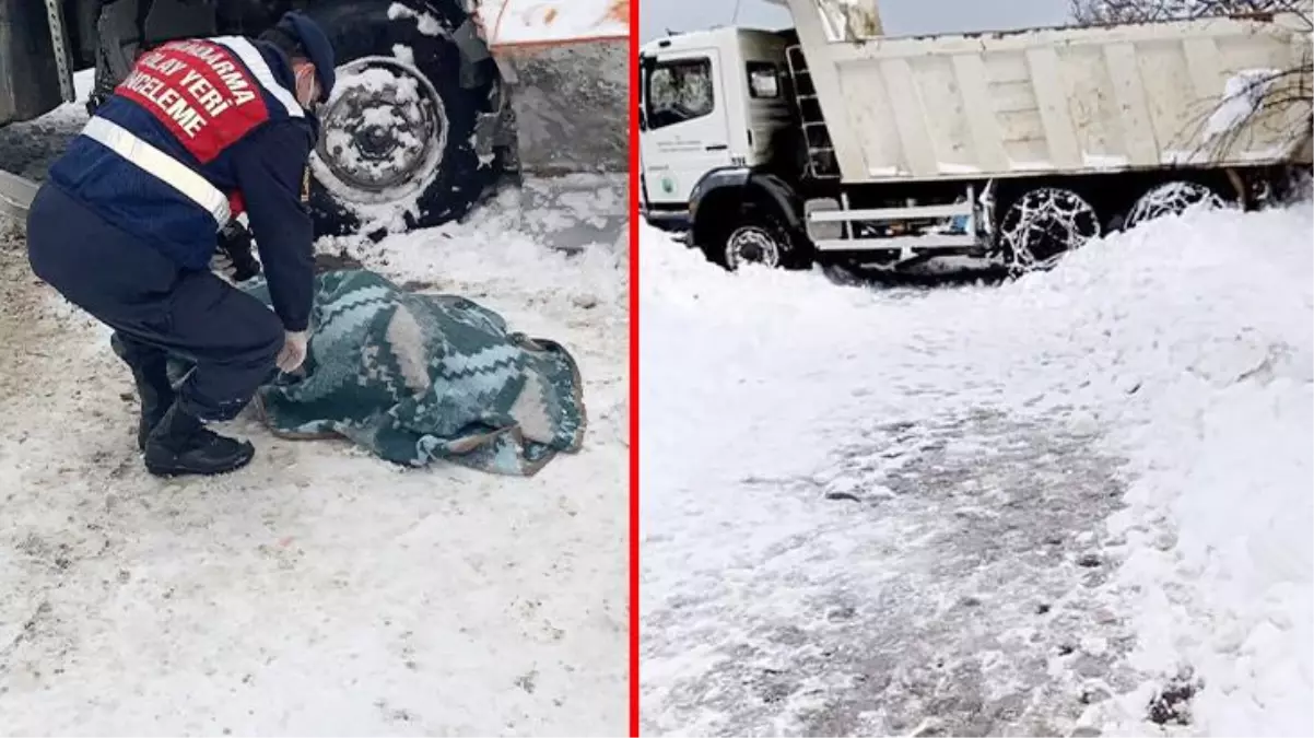 Greyderin altında kalan adam can verdi, bölge halkı şoförü linç etti