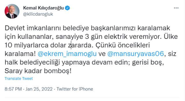 Kılıçdaroğlu suskunluğunu bozdu! İstifa çağrısı altındaki İmamoğlu ve Mansur Yavaş'a destek