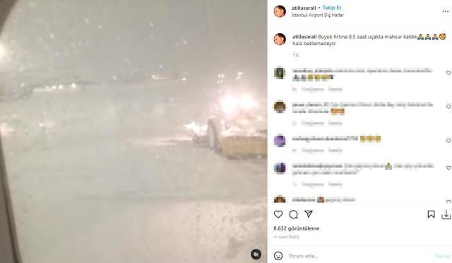 Ünlü oyuncu uçakta 8.5 saat mahsur kaldı