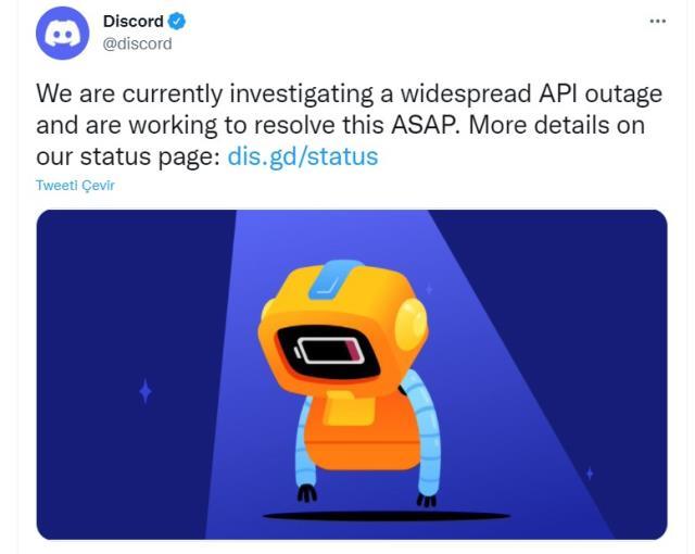 API Outage nedir? Discord API Outage hatası! API Outage nedir? Discord API Outage hatası!