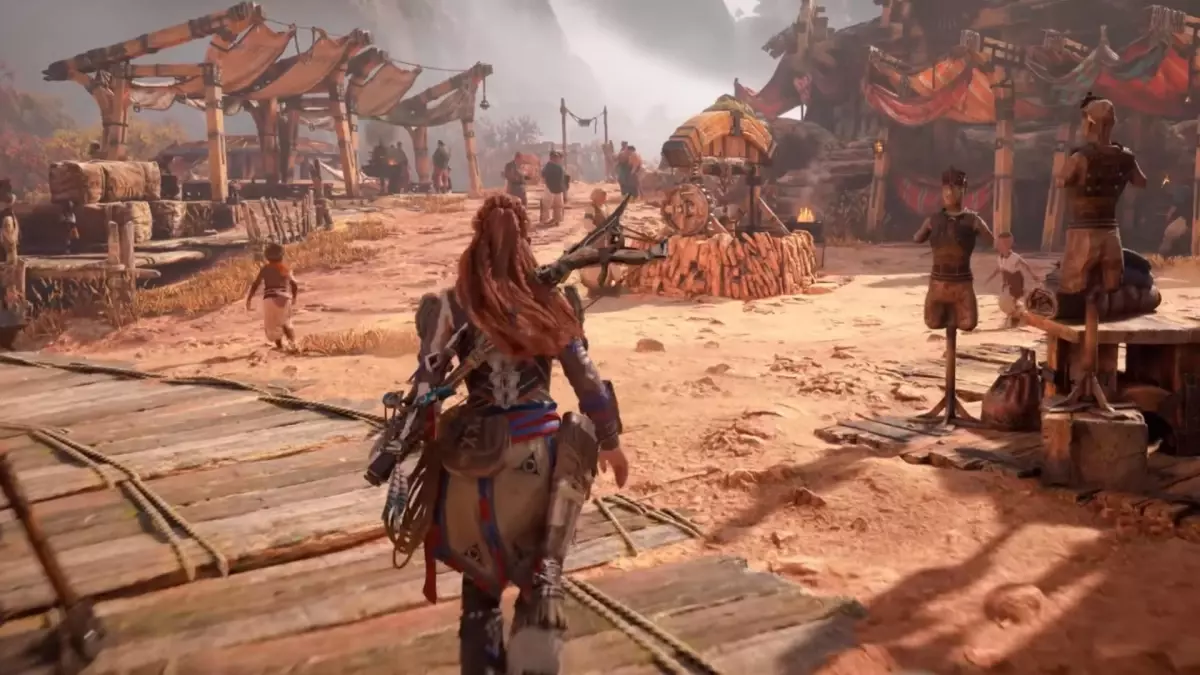 Horizon Forbidden West'ten 12 dakikalık oynanış videosu yayınlandı
