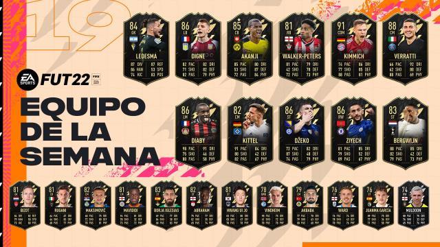 FIFA 22 TOTW 19 kartları belli oldu FIFA 22 TOTW 19 kartları belli oldu