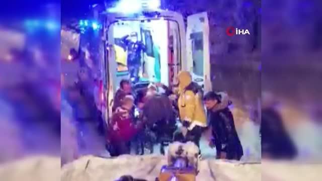 Hastaya ulaşabilmek için ekipler seferber oldu