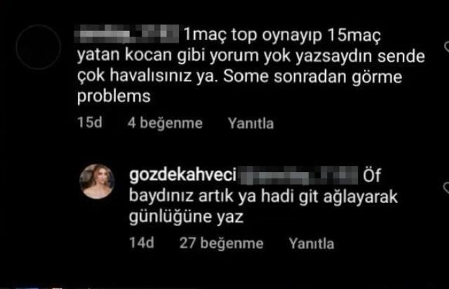 Bardağı taşıran yorum! Fenerbahçeli yıldızın eşi, taraftarla birbirine girdi