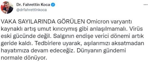 Son Dakika: Türkiye'de 29 Ocak günü koronavirüs nedeniyle 174 kişi vefat etti, 94 bin 783 yeni vaka tespit edildi