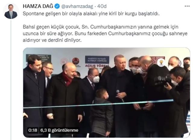 Cumhurbaşkanı Erdoğan'ın yanında Kılıçdaroğlu'na 'Hain' diyen çocukla ilgili AK Parti'den ilk açıklama