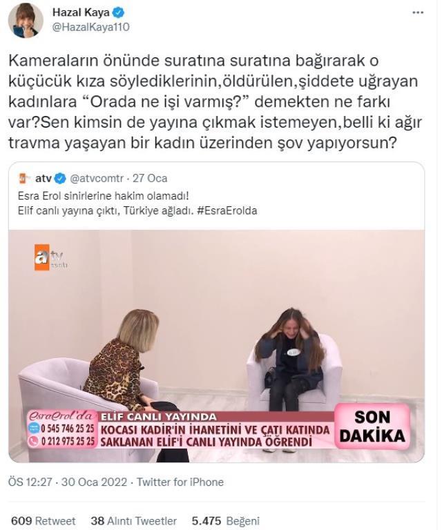 Genç kızı kameralar önünde azarlayan Esra Erol'a bir tepki de Doğa'dan: Bu nasıl bir yayın!