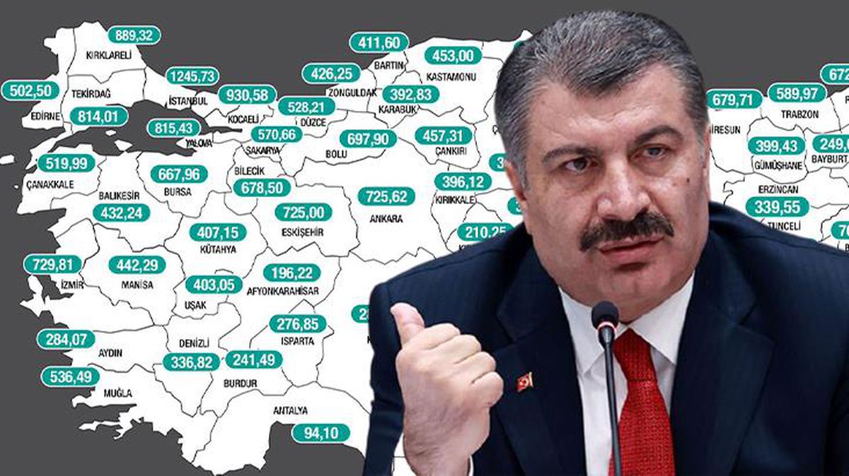 Son Dakika: Bu şehirlerde yaşayanlar dikkat! Bakan Koca vaka yoğunluğu en çok artan 10 ilimizi paylaştı