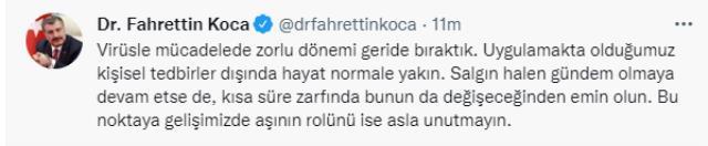 Son Dakika: Türkiye'de 31 Ocak günü koronavirüs nedeniyle 182 kişi vefat etti, 93 bin 261 yeni vaka tespit edildi