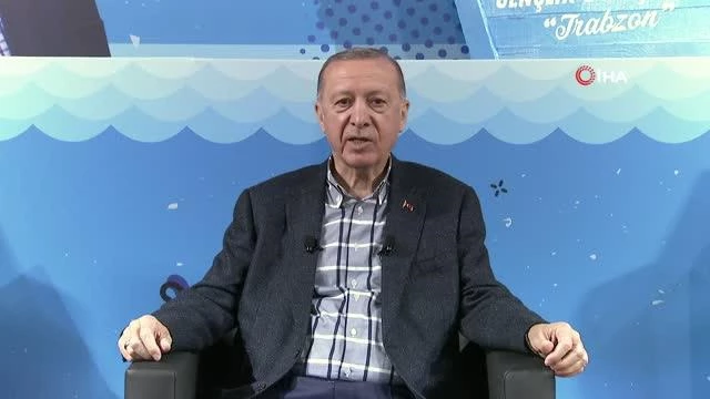 Son dakika haberleri: Cumhurbaşkanı Erdoğan, Trabzon'da gençlerle buluştu