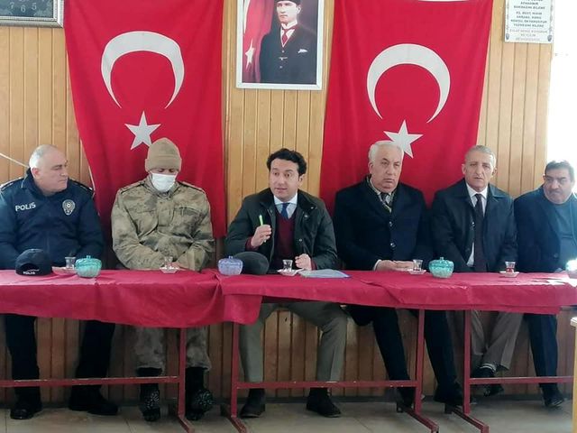 Kaymakam Özerden vatandaşlarla buluştu