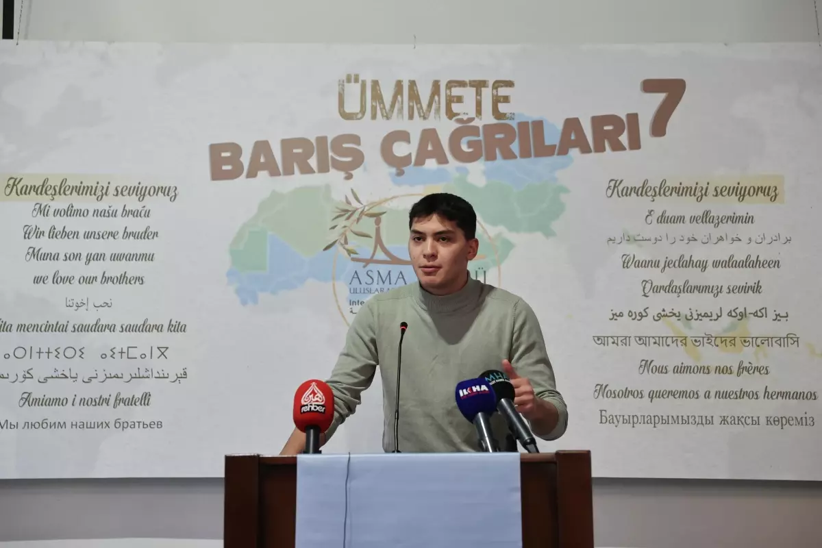 Asma Köprü Uluslararası Öğrenci Derneğinden 'barış ve kardeşlik' mektubu Açıklaması
