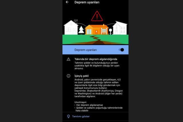 Google deprem uyarı sistemi nasıl açılır? İOS ve Android Google deprem uyarı sistemi çalışır?