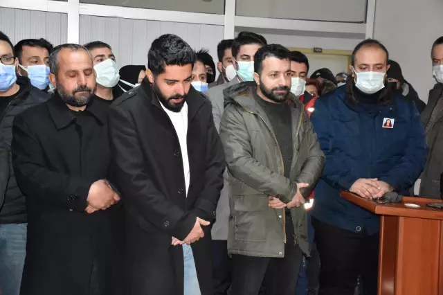 İş makinesinin çarptığı sağlık personelinin cenazesi memleketine uğurlandı