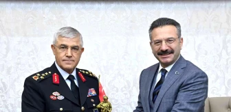 Jandarma Genel Komutanı Çetin, Aydın Valisi Aksoy ile görüştü