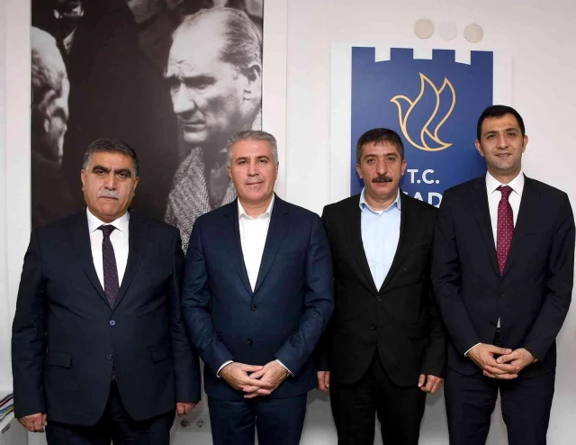 CHP Kars İl Başkanı Toraman, Başkan Günel ile bir araya geldi