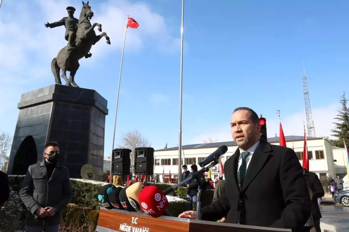 Atatürk'ün Niğde'ye gelişinin 88. yıl dönümü kutlandı