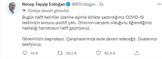 Cumhurbaşkanı Erdoğan'dan Kılıçdaroğlu'nun geçmiş olsun mesajına teşekkür