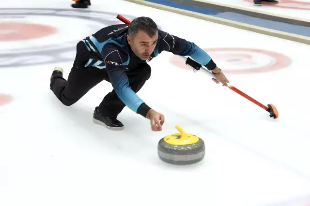 Erzurum'da curling ligi heyecanı