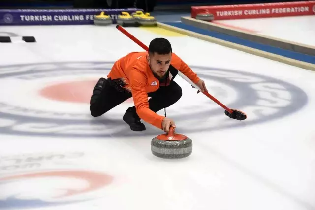 Erzurum'da curling ligi heyecanı