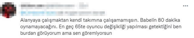 Alanya maçı sonrası Domenec Torrent'ten taraftara saç baş yolduran sözler: Bütün hafta çalıştık