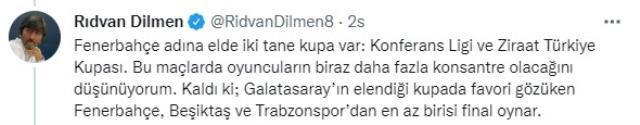 Fenerbahçe taraftarından büyük suçlama! Rıdvan Dilmen'in paylaşımlarına tepki yağıyor
