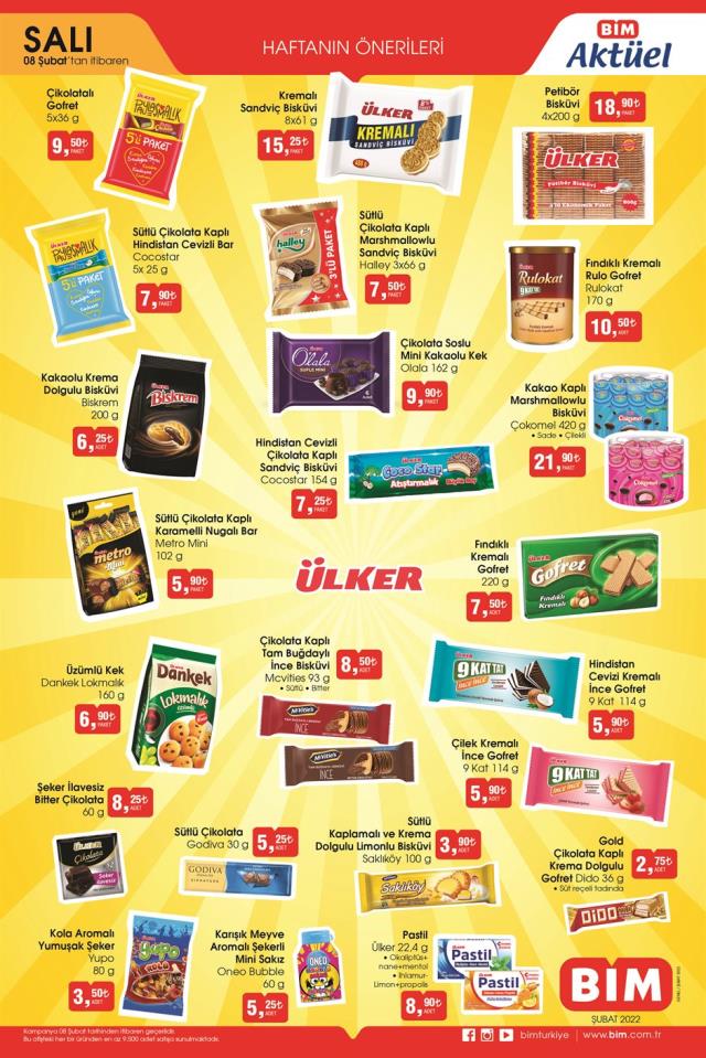 BİM aktüel ürünler kataloğu yayınlandı! 8 Şubat BİM bu hafta katalog ürünleri neler? BİM'e gelecek ürünler ve BİM fiyat listesi!