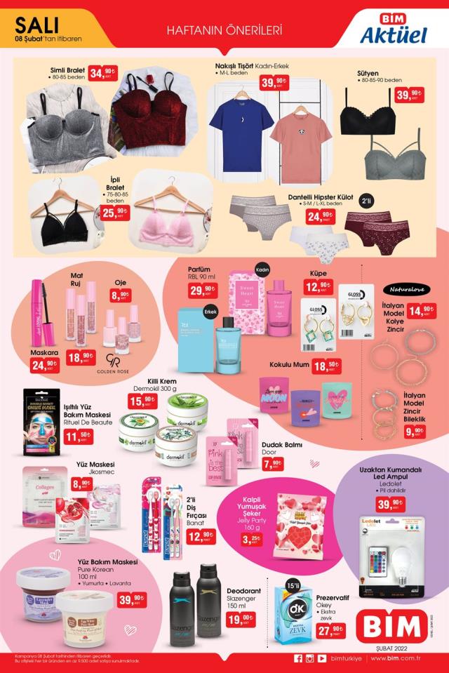 BİM aktüel ürünler kataloğu yayınlandı! 8 Şubat BİM bu hafta katalog ürünleri neler? BİM'e gelecek ürünler ve BİM fiyat listesi!