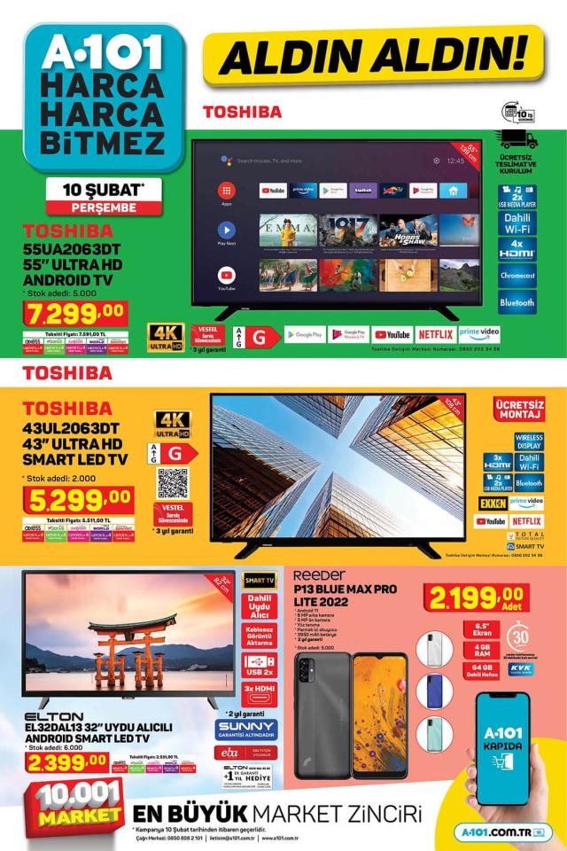 A101 aktüel ürünler kataloğu! 10 Şubat A101 bu hafta katalog ürünleri neler? A101'e gelecek ürünler ve A101 fiyat listesi!