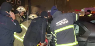 Bursa'da 4 aracın karıştığı zincirleme kazada 1 kişi öldü, 1 kişi yaralandı