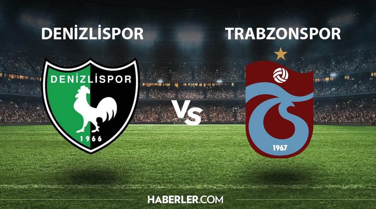 Denizlispor - Trabzonspor canlı izle! Denizlispor - Trabzonspor ASpor canlı yayın linki! Denizlispor - Trabzonspor kaç kaç?