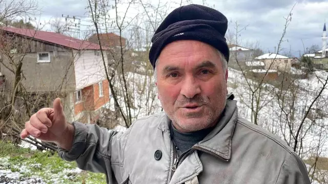 Düzce'de heyelan sebebiyle 3 katlı bina hasar gördü