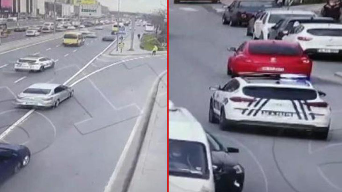 İstanbul'da polisle şüpheliler arasında kovalamacada 1 kadın hayatını kaybetti! O anlar kameralarda