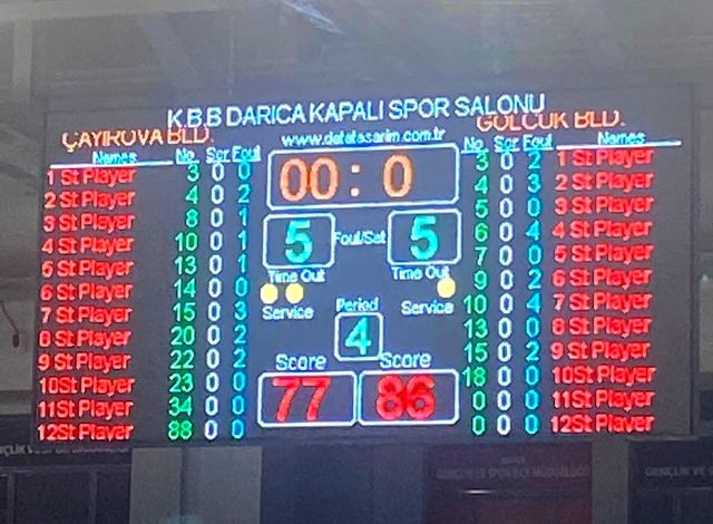 Potada Kocaeli'nin şampiyonu Gölcük Belediyespor