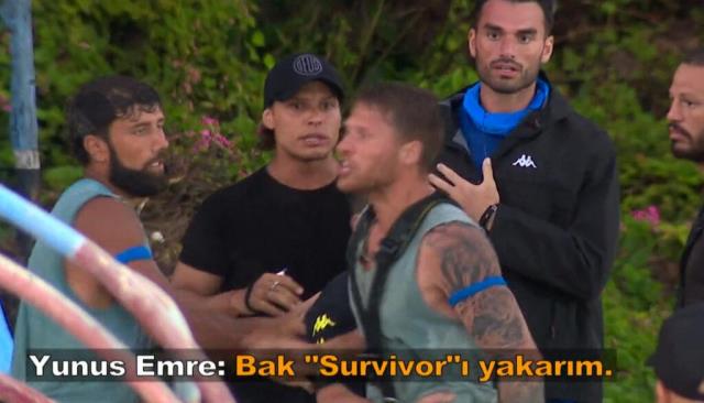 Survivor All Star'da Hikmet ve Yunus Emre arasındaki kavganın görüntüleri ortaya çıktı