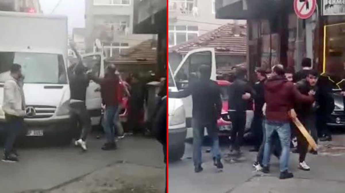 Ters şeritten giden grup, kendilerini uyaran şoförü çocuğunun göz önünde öldüresiye dövdü