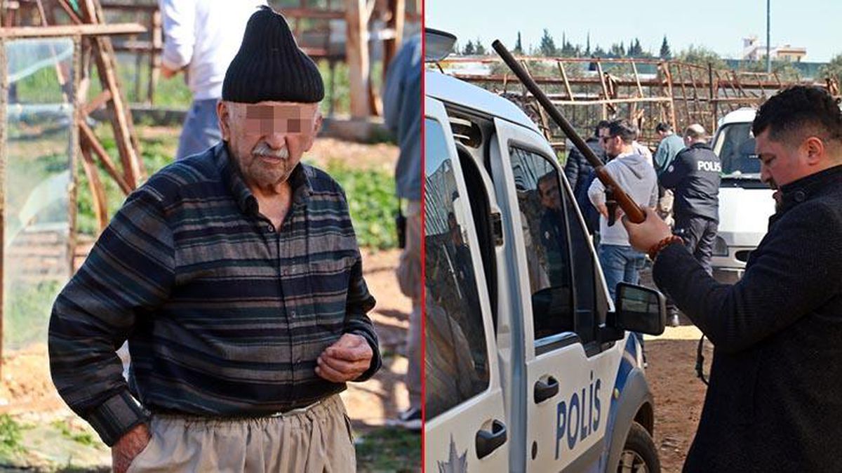 Tüfeğiyle ortalığı karıştıran 93'lük dede, sonra da oturup Kore savaşını anlattı
